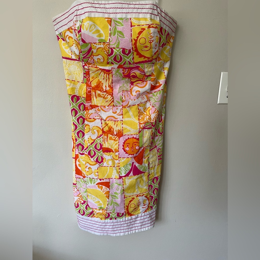 Lilly Pulitzer Strappless Dress Size 10